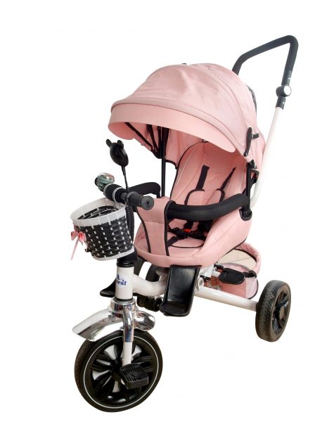 Triciclo Evolutivo 2 en 1 ROSA Toral - Carros de bebé y Mobiliario infantil